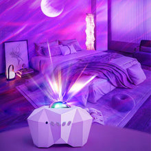 Load image into Gallery viewer, Led Aurora Borealis Moon Galaxy Night Lights Bluetooth Music Laser Star Nebula Projection Bedroom Decoration Atmospher Projector
