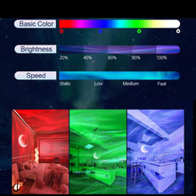 Load image into Gallery viewer, Led Aurora Borealis Moon Galaxy Night Lights Bluetooth Music Laser Star Nebula Projection Bedroom Decoration Atmospher Projector
