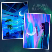 Load image into Gallery viewer, Led Aurora Borealis Moon Galaxy Night Lights Bluetooth Music Laser Star Nebula Projection Bedroom Decoration Atmospher Projector
