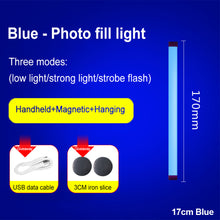 Load image into Gallery viewer, Handheld LED Night Lamps RGB Colorful Atmosphere Fill Light Rechargeable Bedroom Photography Selfie Lamp Lighting Room Decor
