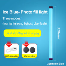 Load image into Gallery viewer, Handheld LED Night Lamps RGB Colorful Atmosphere Fill Light Rechargeable Bedroom Photography Selfie Lamp Lighting Room Decor
