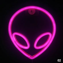 Load image into Gallery viewer, Neon LED Light Sign Lightning Aliens ET Neon Light Wall Hanging Neon Lamp Neon Signs for Bar Home Decor Party Christmas Xmas Birthday Gift

