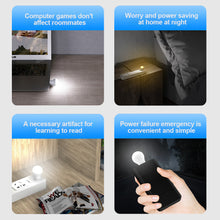 Load image into Gallery viewer, Mini USB Plug Night Light Book Reading Lamp Eye Protection Bedside Light Atmosphere Light Home Decoration
