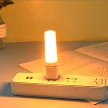 Load image into Gallery viewer, USB Atmosphere Light LED Flame Flashing Candle Lights Book Lamp for Power Bank Camping Lighting Cigarette Lighter Effect Light
