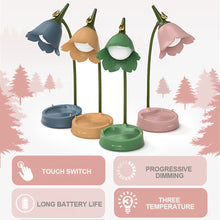 Load image into Gallery viewer, Multi-functional Flower LED Desk Lamp Touch Sensor Dimmable Table Desk Lamp Phone Holder Student Bedroom Reading Lamp Eye Protection Table Light Room Lighting
