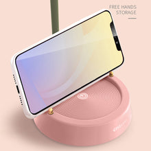 Load image into Gallery viewer, Multi-functional Flower LED Desk Lamp Touch Sensor Dimmable Table Desk Lamp Phone Holder Student Bedroom Reading Lamp Eye Protection Table Light Room Lighting
