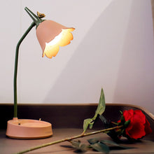 Load image into Gallery viewer, Multi-functional Flower LED Desk Lamp Touch Sensor Dimmable Table Desk Lamp Phone Holder Student Bedroom Reading Lamp Eye Protection Table Light Room Lighting
