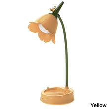 Load image into Gallery viewer, Multi-functional Flower LED Desk Lamp Touch Sensor Dimmable Table Desk Lamp Phone Holder Student Bedroom Reading Lamp Eye Protection Table Light Room Lighting
