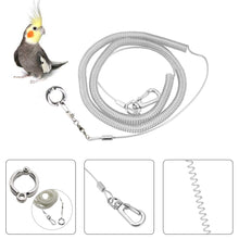 Load image into Gallery viewer, 3M/6M Parrot Bird Flying Training Leash Ultra-light Flexible Rope Anti-bite with Leg Ring Harness Outdoor Macaw Cockatiel Starling
