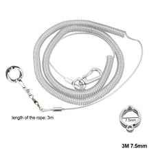 Load image into Gallery viewer, 3M/6M Parrot Bird Flying Training Leash Ultra-light Flexible Rope Anti-bite with Leg Ring Harness Outdoor Macaw Cockatiel Starling
