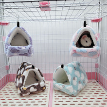 Load image into Gallery viewer, Winter Pet Bird Parrot Hamster Cage Cotton Nest Tunnel Hammock Hut Tent Bed Hanging Cave For Sleeping Hatching For Hamster Rabbit Guinea Pig

