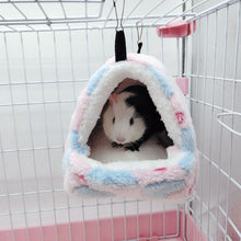 Load image into Gallery viewer, Winter Pet Bird Parrot Hamster Cage Cotton Nest Tunnel Hammock Hut Tent Bed Hanging Cave For Sleeping Hatching For Hamster Rabbit Guinea Pig
