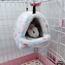 Load image into Gallery viewer, Winter Pet Bird Parrot Hamster Cage Cotton Nest Tunnel Hammock Hut Tent Bed Hanging Cave For Sleeping Hatching For Hamster Rabbit Guinea Pig
