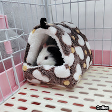 Load image into Gallery viewer, Winter Pet Bird Parrot Hamster Cage Cotton Nest Tunnel Hammock Hut Tent Bed Hanging Cave For Sleeping Hatching For Hamster Rabbit Guinea Pig
