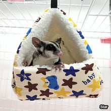 Load image into Gallery viewer, Winter Pet Bird Parrot Hamster Cage Cotton Nest Tunnel Hammock Hut Tent Bed Hanging Cave For Sleeping Hatching For Hamster Rabbit Guinea Pig
