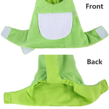 Load image into Gallery viewer, Funny Frog Shaped Birds Clothes Plush Flying Suit Parrots Costume Cosplay Outfit Winter Warm Hat Hooded Pet Bird Accessories
