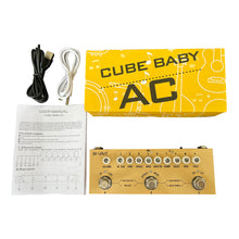 Load image into Gallery viewer, Cuvave Cube BABY Multi Effects Rechargeable Pedal For Electric Guitar/Bass/Acoustic Guitar 8 IR Cabinets Simulation M-vave
