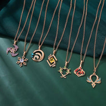 Load image into Gallery viewer, Game Impact Necklace Popular Sparkling Clavicle Pendant Chain Choker Summer Necklace for Women Fine Jewelry Wedding Party
