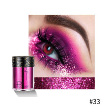 Load image into Gallery viewer, Glitter Eye Shadow Makeup Monochrome Shining Eyeshadow Sequins Pearly Universal Party Cosmetic Palete Women Cosmetics
