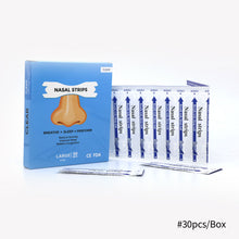 Load image into Gallery viewer, 30pcs/Box Stop Snoring Patch Transparent Nasal Strips Better Breath To Not Snore Sleep Anti-snoring Aid Snoring-prevention
