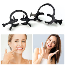 Load image into Gallery viewer, C-Shape Dental Tool Intraoral Cheek Lip Retractor Opener Double Head Orthodontic Teeth Mouth Opener Oral Care Black One-piece Opener
