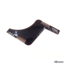 Load image into Gallery viewer, Creative Beard Styling Template Beard Comb Sideburns Comb Barber Tool Mustache Trimming Styling Stencil Optional Styling Comb
