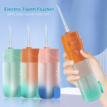 Load image into Gallery viewer, Portable Household Electric Tooth Cleaning Device Tooth Cleaner Tooth Cleaning Water Floss Rechargeable Dental Irrigator Oral Care
