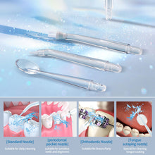 Load image into Gallery viewer, Portable Household Electric Tooth Cleaning Device Tooth Cleaner Tooth Cleaning Water Floss Rechargeable Dental Irrigator Oral Care
