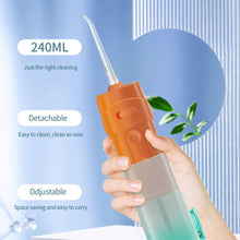 Load image into Gallery viewer, Portable Household Electric Tooth Cleaning Device Tooth Cleaner Tooth Cleaning Water Floss Rechargeable Dental Irrigator Oral Care
