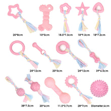 Load image into Gallery viewer, Pet Chewing Toy Molar Toys TPR Teething Bone Interactive Dog Toy Gum Massager Stick Pet Toy Pull Ring Toy
