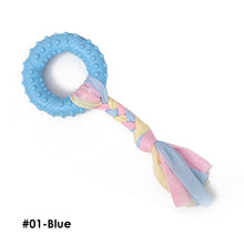 Load image into Gallery viewer, Pet Chewing Toy Molar Toys TPR Teething Bone Interactive Dog Toy Gum Massager Stick Pet Toy Pull Ring Toy
