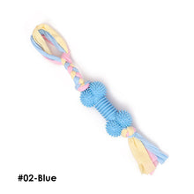 Load image into Gallery viewer, Pet Chewing Toy Molar Toys TPR Teething Bone Interactive Dog Toy Gum Massager Stick Pet Toy Pull Ring Toy
