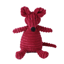 Load image into Gallery viewer, Dog Puppy Plush Toys Pets Chew Toy Animal Shape Squeak Cleaning Toys for Small Medium Dog Accessories Pet Training Supplies

