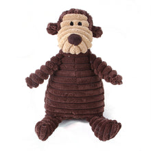 Load image into Gallery viewer, Dog Puppy Plush Toys Pets Chew Toy Animal Shape Squeak Cleaning Toys for Small Medium Dog Accessories Pet Training Supplies
