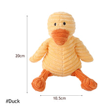 Load image into Gallery viewer, Dog Puppy Plush Toys Pets Chew Toy Animal Shape Squeak Cleaning Toys for Small Medium Dog Accessories Pet Training Supplies
