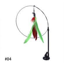 Load image into Gallery viewer, Cat Simulation Bird Interactive Toys Funny Feather Bird with Bell Cat Stick Toy for Kitten Playing Teaser Wand Toy Cat Supplies
