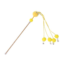 Load image into Gallery viewer, Pet Cat Teaser Toys with Feather Bell PP Rod Mouse Toy Cat Catcher Teaser Stick Cat Interactive Toys
