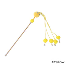 Load image into Gallery viewer, Pet Cat Teaser Toys with Feather Bell PP Rod Mouse Toy Cat Catcher Teaser Stick Cat Interactive Toys
