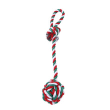Load image into Gallery viewer, Dog Puppy Double Knot Chew Rope Knot Toys Chirstmas Pet Clean Teeth Durable Braided Bone Rope Pet Molar Toy Pet Supplies
