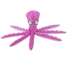 Load image into Gallery viewer, Pet Plush Toy Dog Voice Octopus Shell Puzzle Toy Interactive Dog Teeth Clean Chew Toy Pet Supplies For Small Meduim Large Dog
