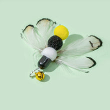 Load image into Gallery viewer, Cat Toy Stick Insect Feather Replacement Head Little Flying Handmade Kitten With Bell Interactive Teaser Pet Supplies
