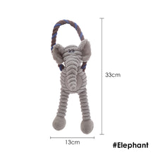 Load image into Gallery viewer, Pets Chew Toy Dog Puppy Toys Pet Supplies Animal Shape Squeak Cleaning for Small Medium Dog Accessories Training Plush Sound
