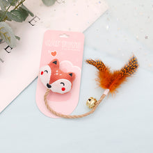 Load image into Gallery viewer, Pet Chew Toy Teeth Grinding Toys Funny Interactive Plush Cat Toy Pet Kitten Chewing Toy Bite Filled Cartoon Dolls For kitten
