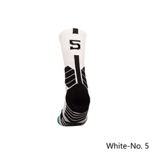 Load image into Gallery viewer, 1pc Adult 0-9 Number Socks Basketball Socks Elite Socks Men Women Professional Sport Cotton Socks Outdoor Cycling Running Socks
