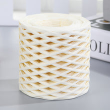 Load image into Gallery viewer, 200m/roll Hand-knitted Lafite Raffia Straw Paper Yarn Rope Baking Packaging Strap Rope Crocheting Summer Hat Bags Weaving Yarn
