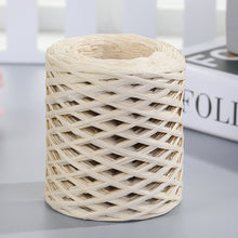 Load image into Gallery viewer, 200m/roll Hand-knitted Lafite Raffia Straw Paper Yarn Rope Baking Packaging Strap Rope Crocheting Summer Hat Bags Weaving Yarn
