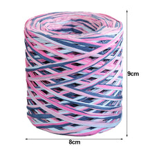 Load image into Gallery viewer, 200m/roll Hand-knitted Lafite Raffia Straw Paper Yarn Rope Baking Packaging Strap Rope Crocheting Summer Hat Bags Weaving Yarn
