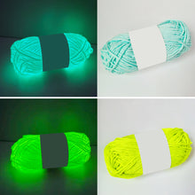 Load image into Gallery viewer, 50g/roll 50m/roll Hallween Decoration Yarn Glow in Dark Luminous Knitting Yarn Hand Knitting Chunky Yarn Tapestry Carpet Material Yarn
