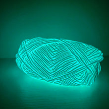 Load image into Gallery viewer, 50g/roll 50m/roll Hallween Decoration Yarn Glow in Dark Luminous Knitting Yarn Hand Knitting Chunky Yarn Tapestry Carpet Material Yarn
