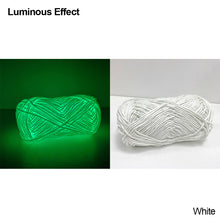 Load image into Gallery viewer, 50g/roll 50m/roll Hallween Decoration Yarn Glow in Dark Luminous Knitting Yarn Hand Knitting Chunky Yarn Tapestry Carpet Material Yarn
